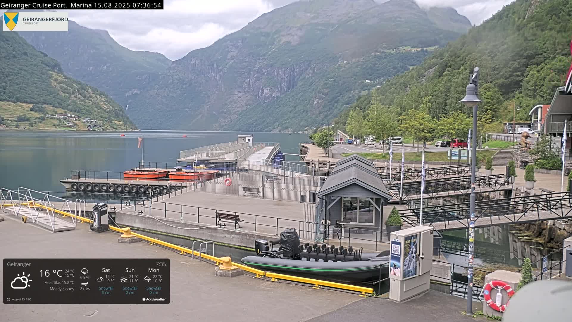 Geiranger Marine & Village  Live Cam - Stranda, Sunmore, More og Romsdal, Western Norway, Norway