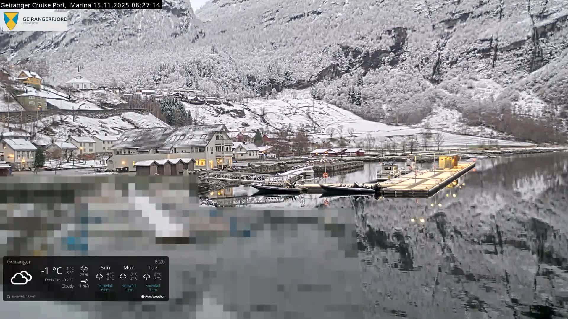 Geiranger Marine & Village  Live Cam - Stranda, Sunmore, More og Romsdal, Western Norway, Norway