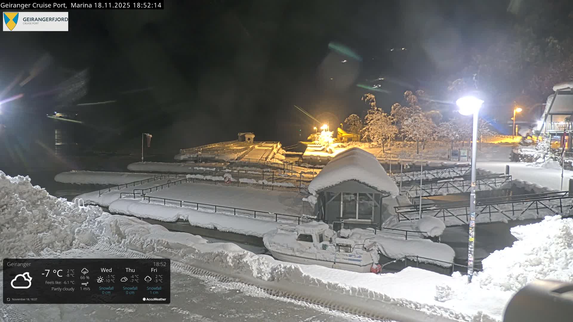 Geiranger Marine & Village  Live Cam - Stranda, Sunmore, More og Romsdal, Western Norway, Norway