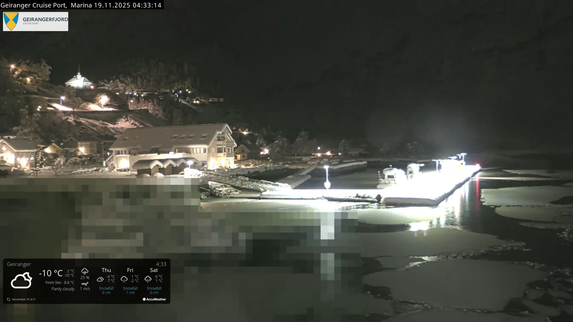 Geiranger Marine & Village  Live Cam - Stranda, Sunmore, More og Romsdal, Western Norway, Norway