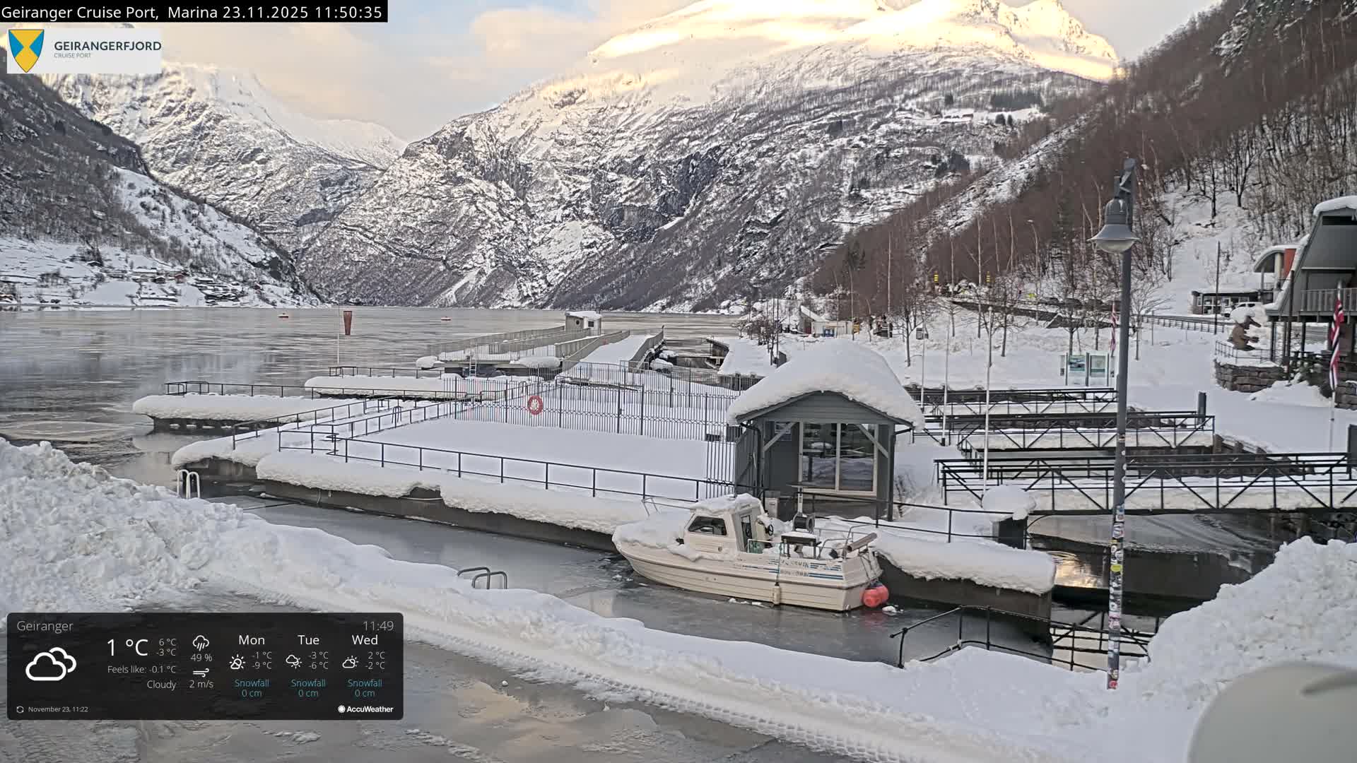 Geiranger Marine & Village  Live Cam - Stranda, Sunmore, More og Romsdal, Western Norway, Norway