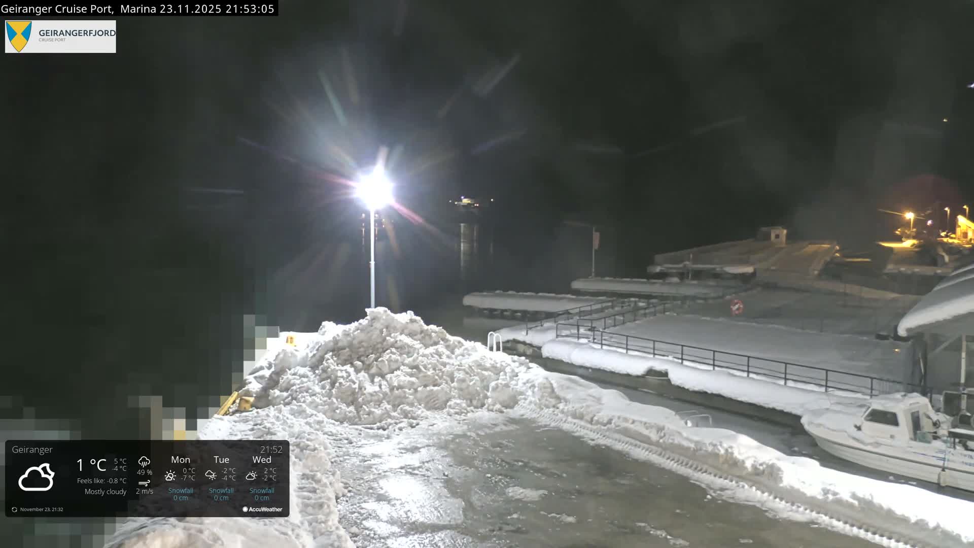 Geiranger Marine & Village  Live Cam - Stranda, Sunmore, More og Romsdal, Western Norway, Norway