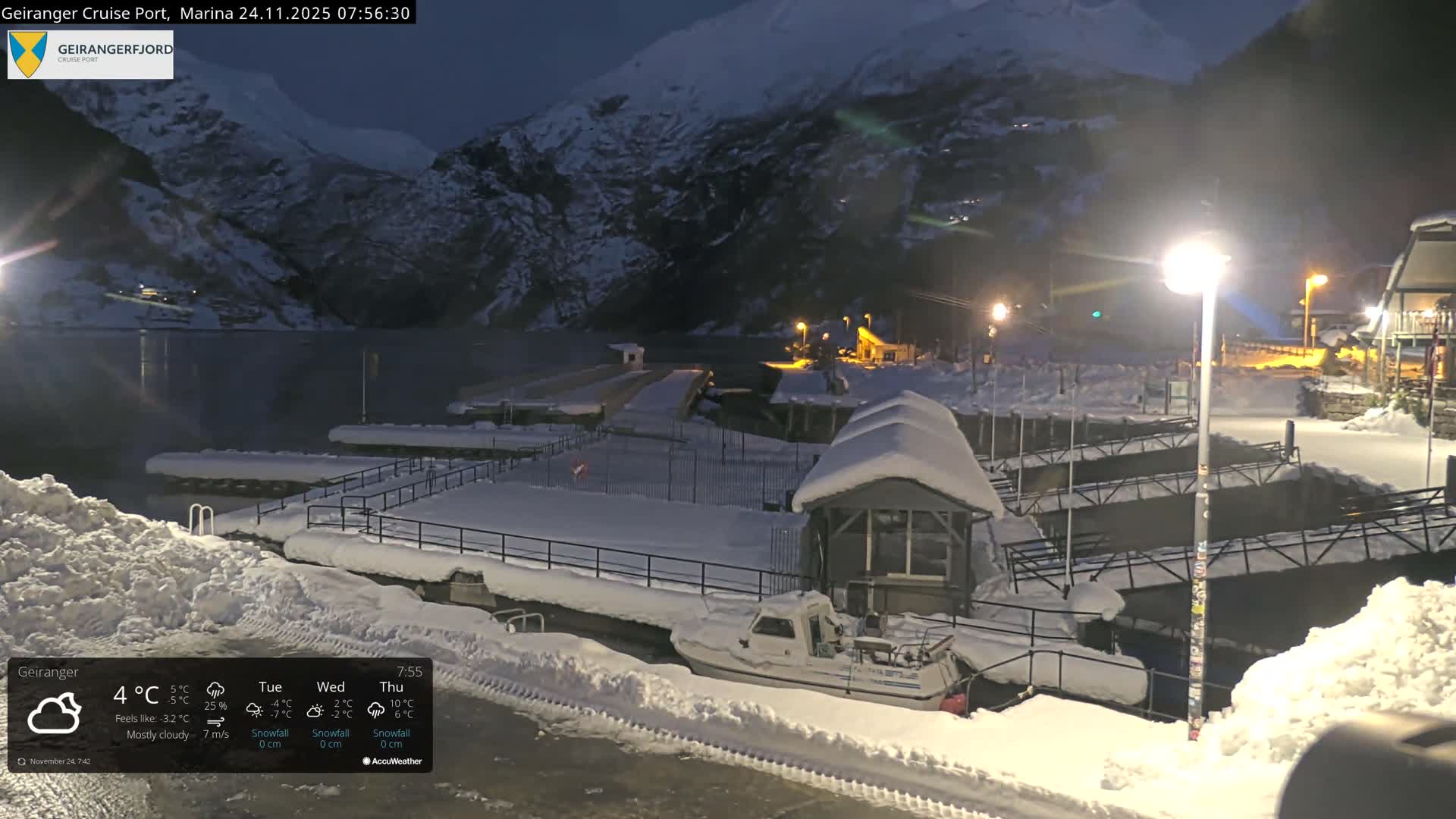Geiranger Marine & Village  Live Cam - Stranda, Sunmore, More og Romsdal, Western Norway, Norway