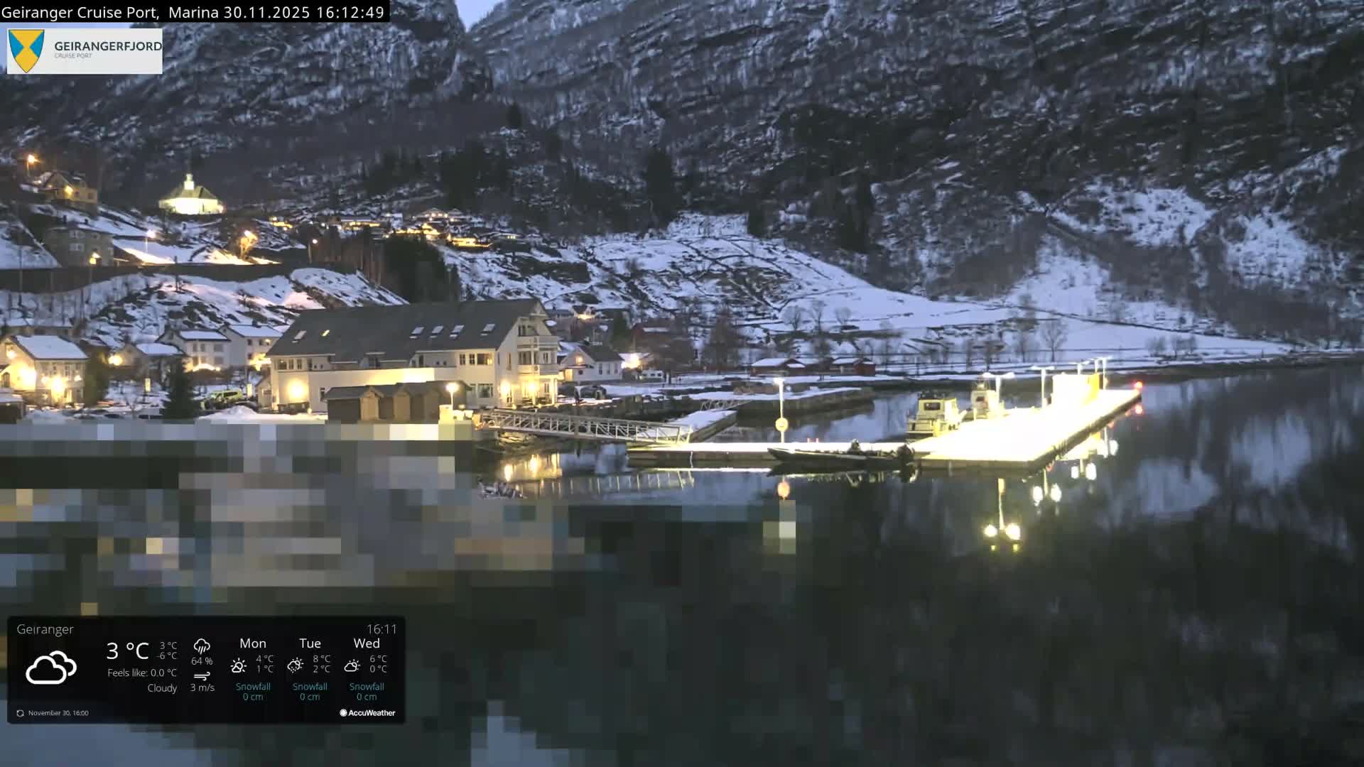Geiranger Marine & Village  Live Cam - Stranda, Sunmore, More og Romsdal, Western Norway, Norway