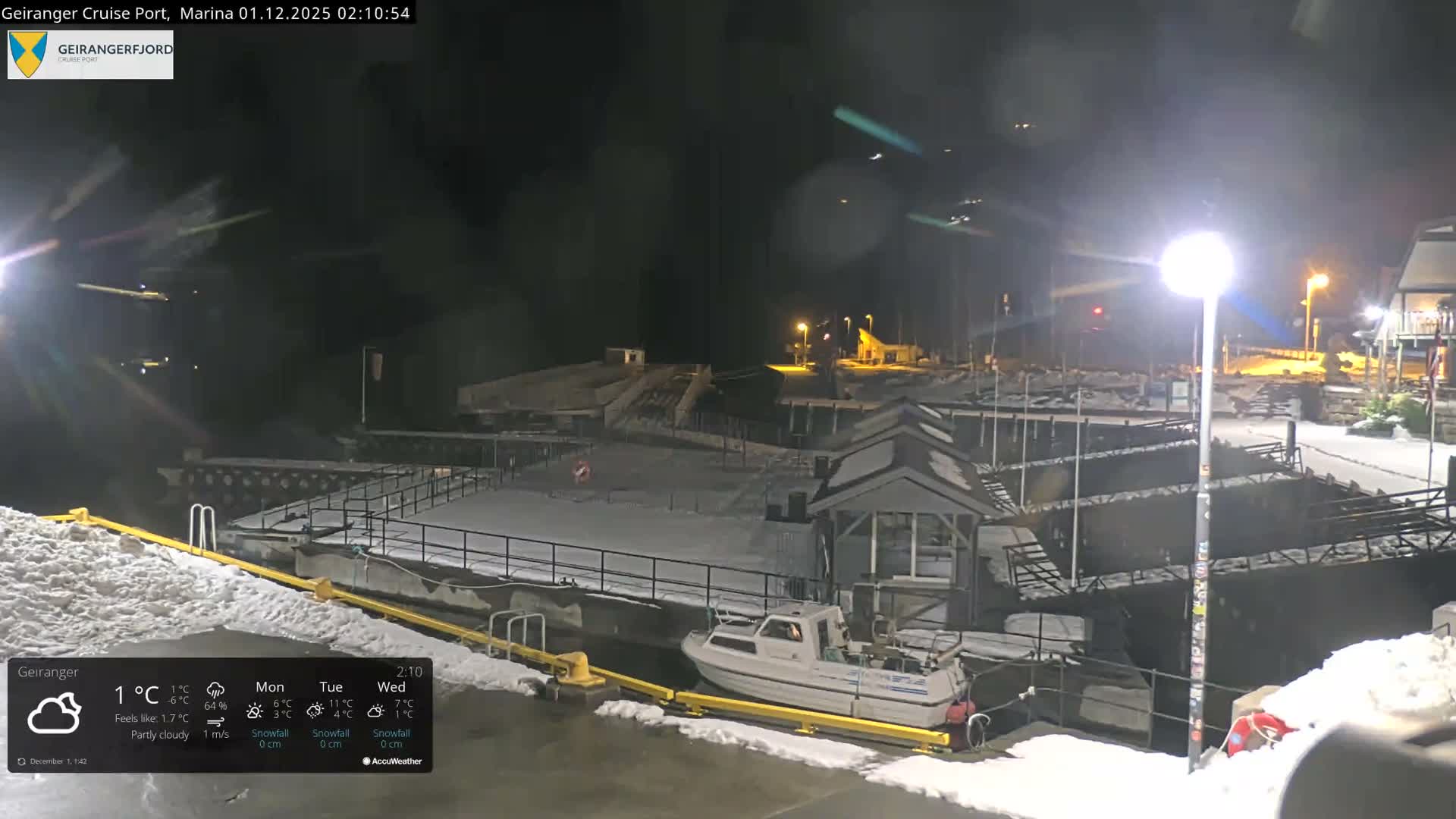 Geiranger Marine & Village  Live Cam - Stranda, Sunmore, More og Romsdal, Western Norway, Norway