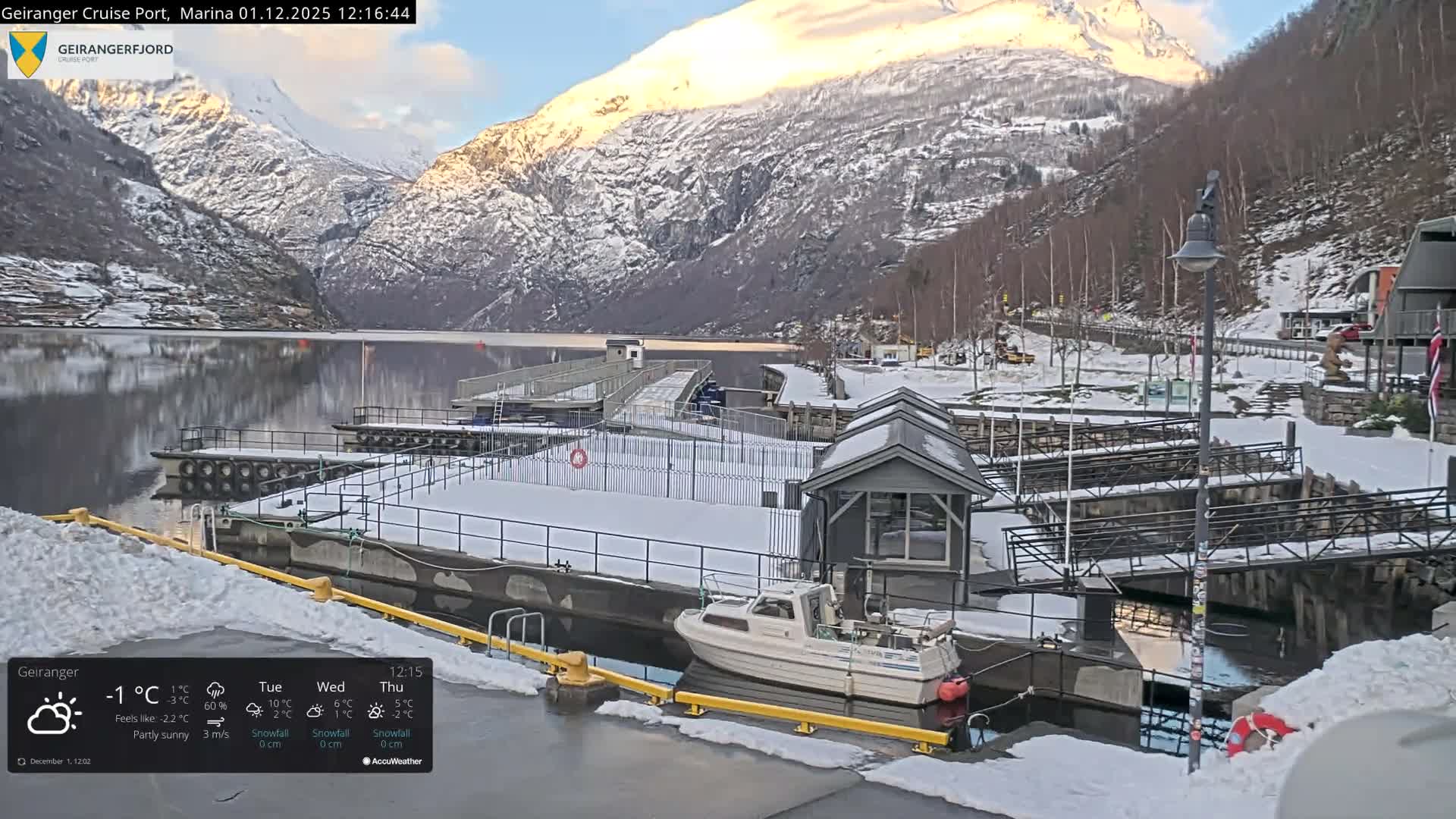 Geiranger Marine & Village  Live Cam - Stranda, Sunmore, More og Romsdal, Western Norway, Norway