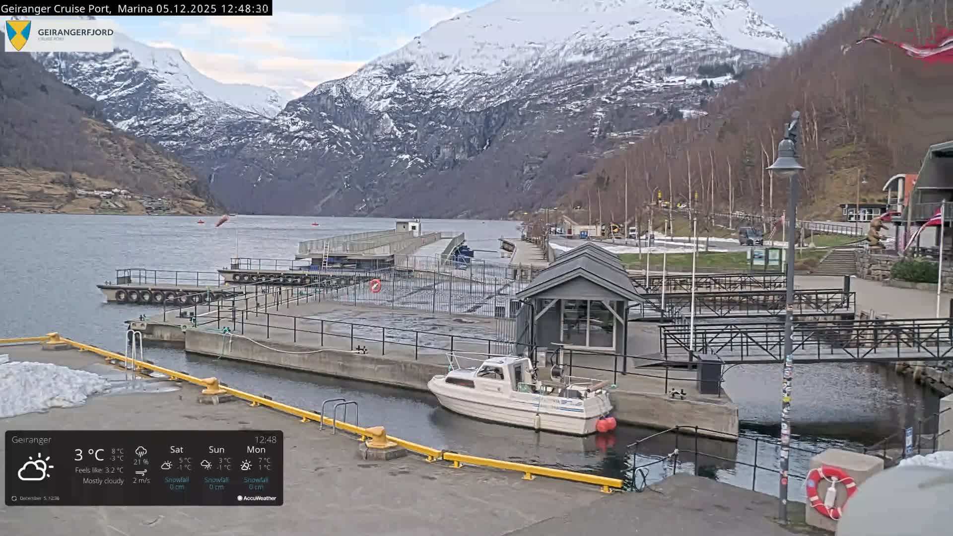 Geiranger Marine & Village  Live Cam - Stranda, Sunmore, More og Romsdal, Western Norway, Norway
