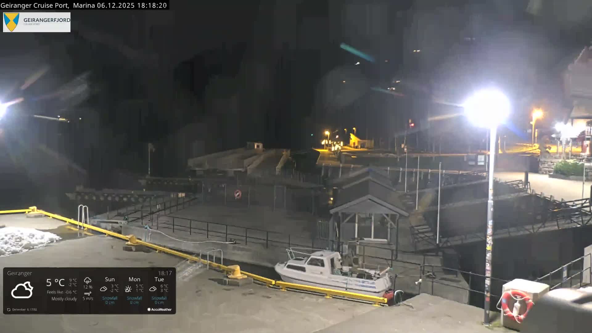 Geiranger Marine & Village  Live Cam - Stranda, Sunmore, More og Romsdal, Western Norway, Norway