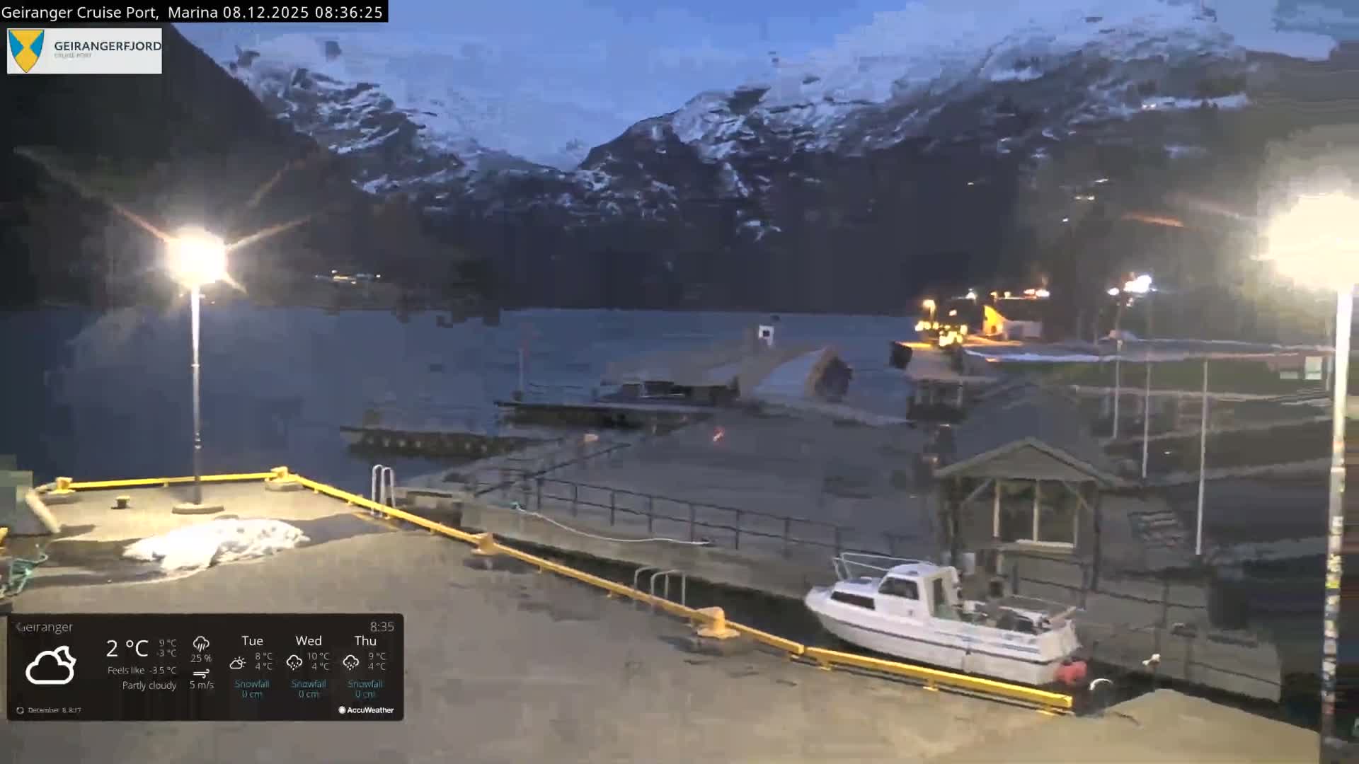 Geiranger Marine & Village  Live Cam - Stranda, Sunmore, More og Romsdal, Western Norway, Norway
