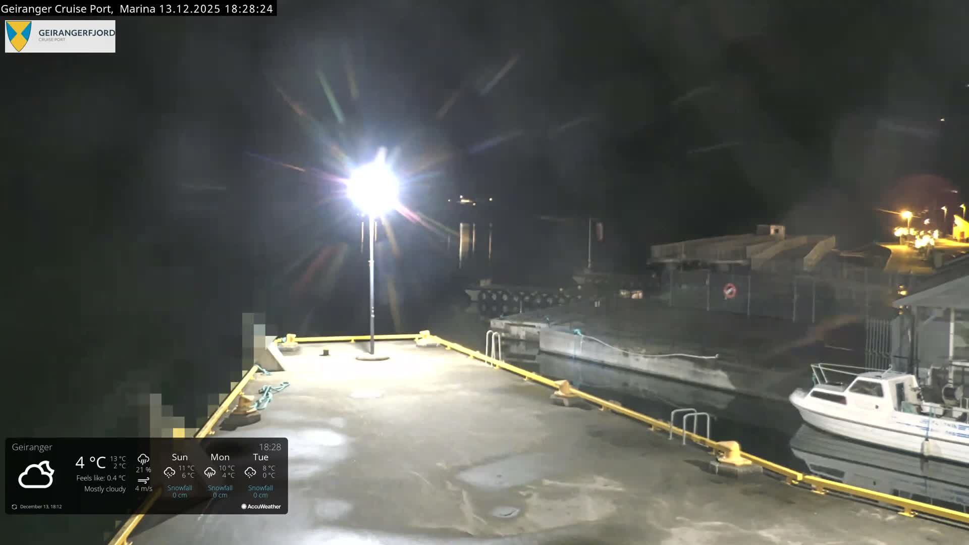 Geiranger Marine & Village  Live Cam - Stranda, Sunmore, More og Romsdal, Western Norway, Norway