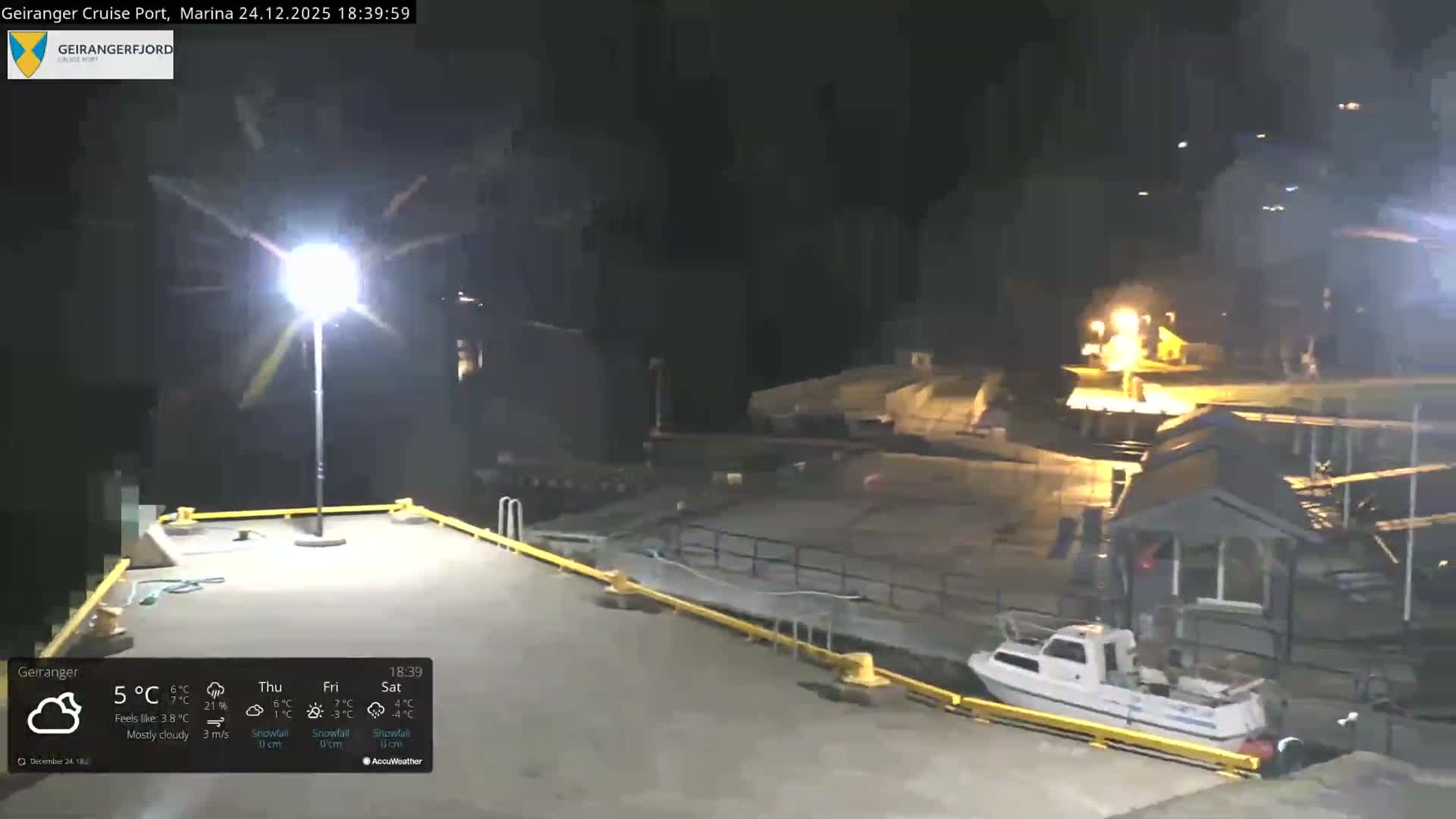 Geiranger Marine & Village  Live Cam - Stranda, Sunmore, More og Romsdal, Western Norway, Norway