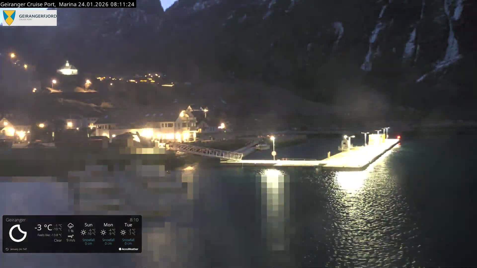 Geiranger Marine & Village  Live Cam - Stranda, Sunmore, More og Romsdal, Western Norway, Norway
