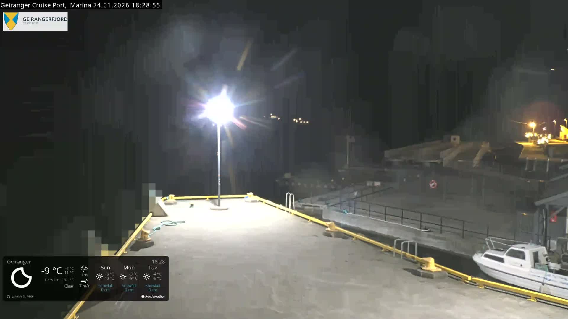 Geiranger Marine & Village  Live Cam - Stranda, Sunmore, More og Romsdal, Western Norway, Norway