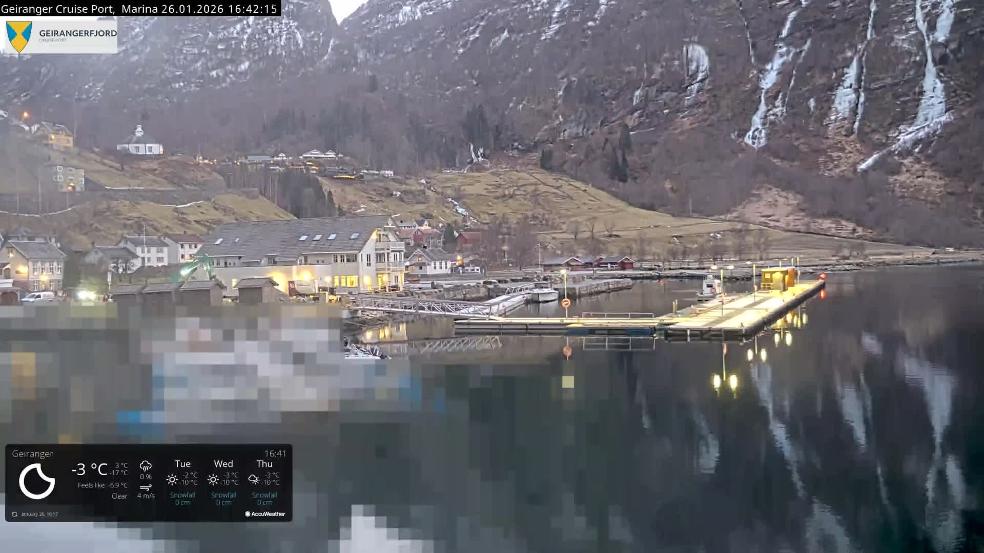 Geiranger Marine & Village  Live Cam - Stranda, Sunmore, More og Romsdal, Western Norway, Norway