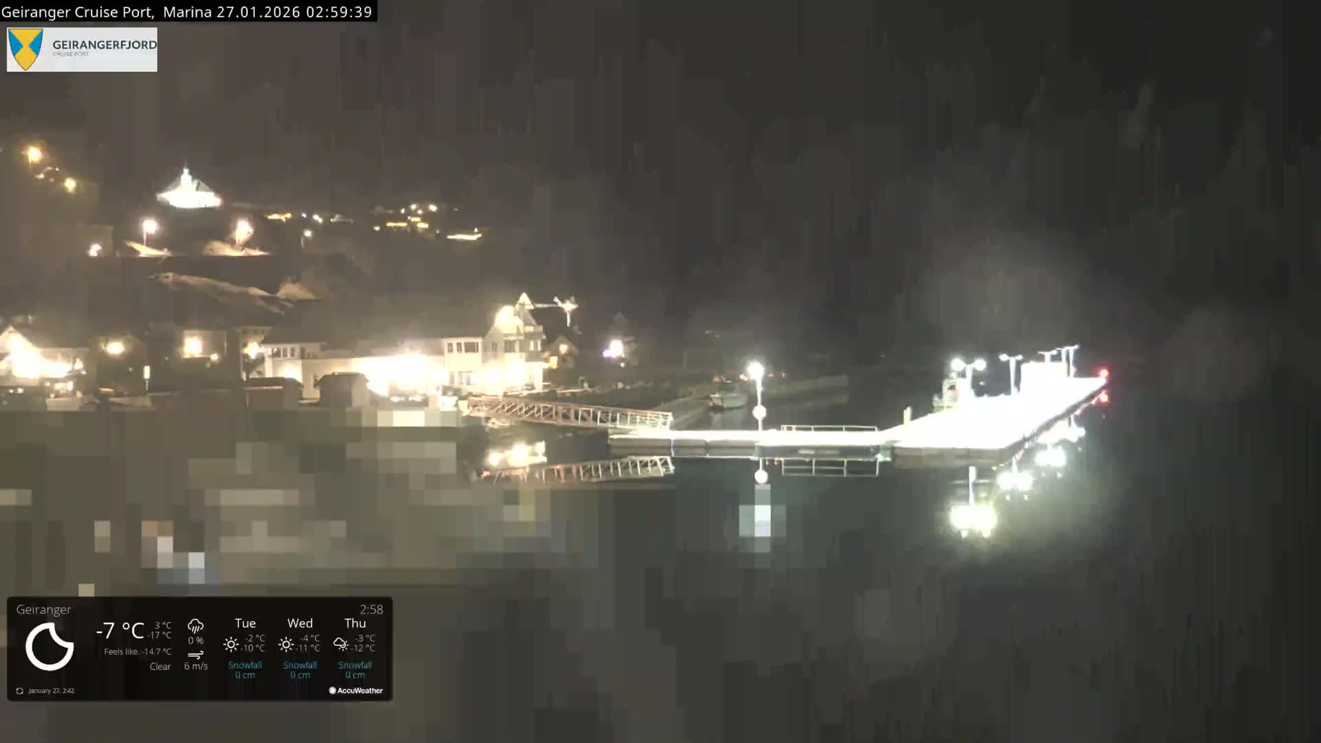 Geiranger Marine & Village  Live Cam - Stranda, Sunmore, More og Romsdal, Western Norway, Norway