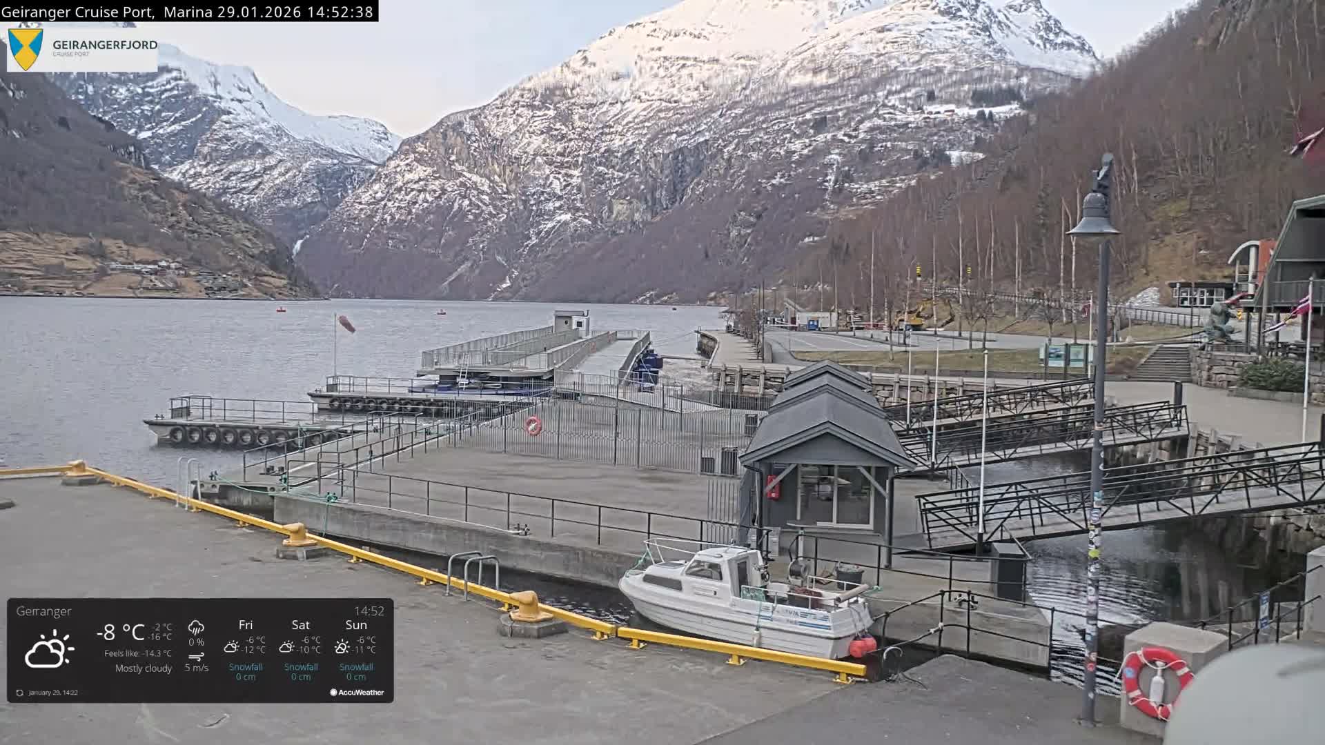Geiranger Marine & Village  Live Cam - Stranda, Sunmore, More og Romsdal, Western Norway, Norway