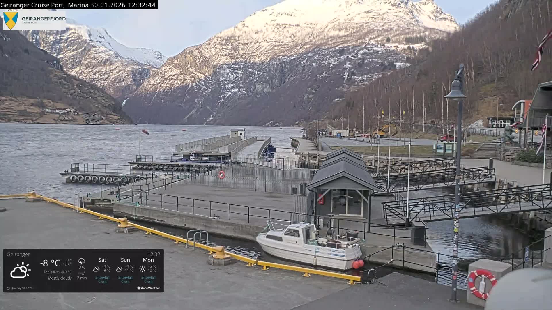 Geiranger Marine & Village  Live Cam - Stranda, Sunmore, More og Romsdal, Western Norway, Norway