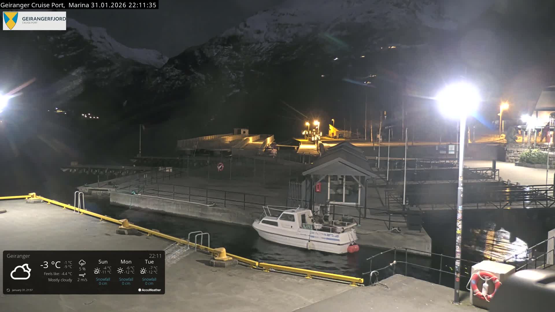 Geiranger Marine & Village  Live Cam - Stranda, Sunmore, More og Romsdal, Western Norway, Norway