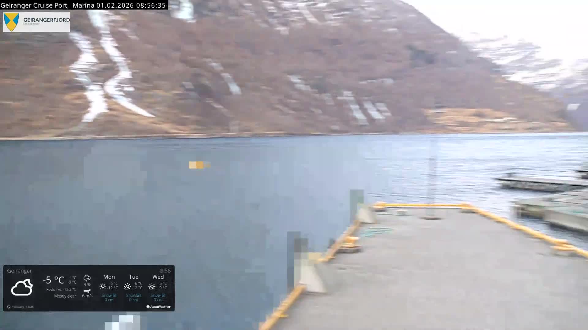 Geiranger Marine & Village  Live Cam - Stranda, Sunmore, More og Romsdal, Western Norway, Norway