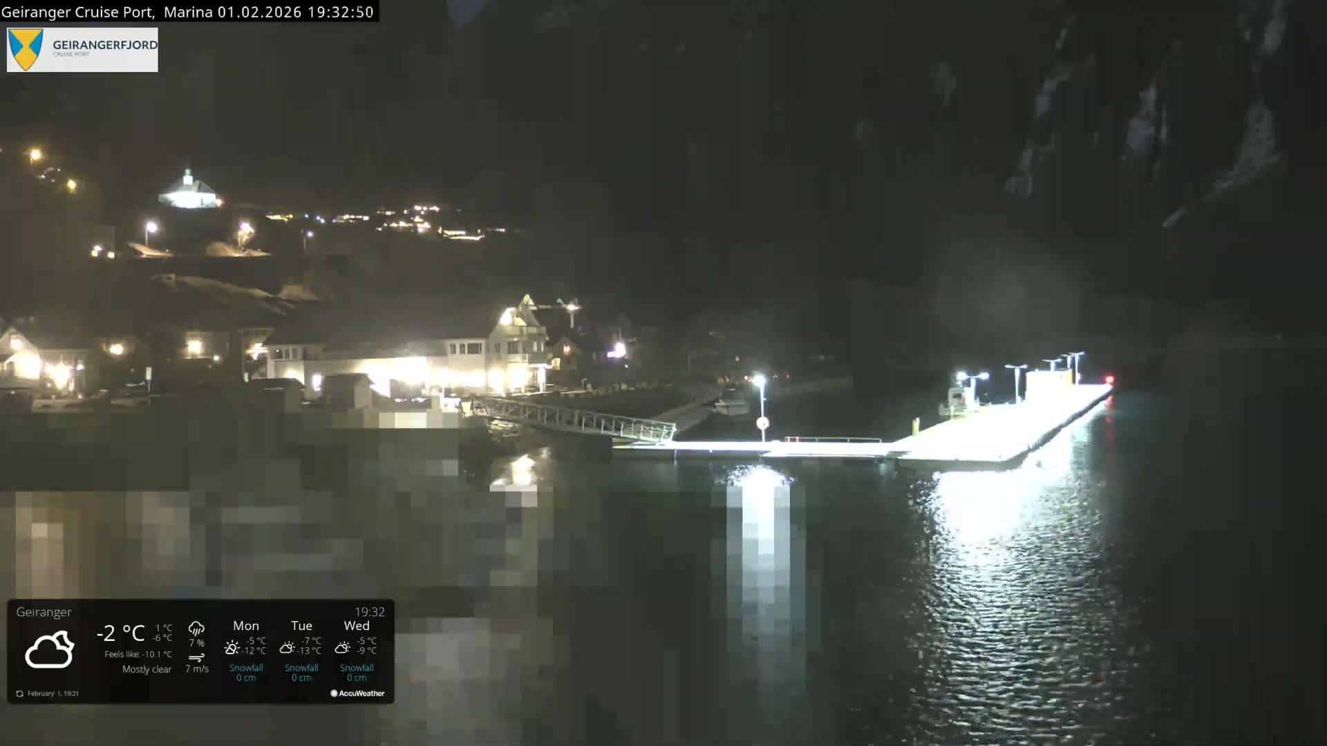 Geiranger Marine & Village  Live Cam - Stranda, Sunmore, More og Romsdal, Western Norway, Norway