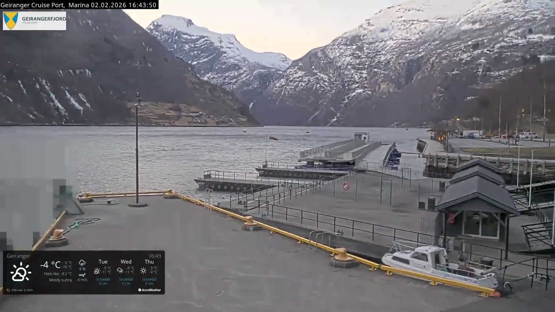 Geiranger Marine & Village  Live Cam - Stranda, Sunmore, More og Romsdal, Western Norway, Norway
