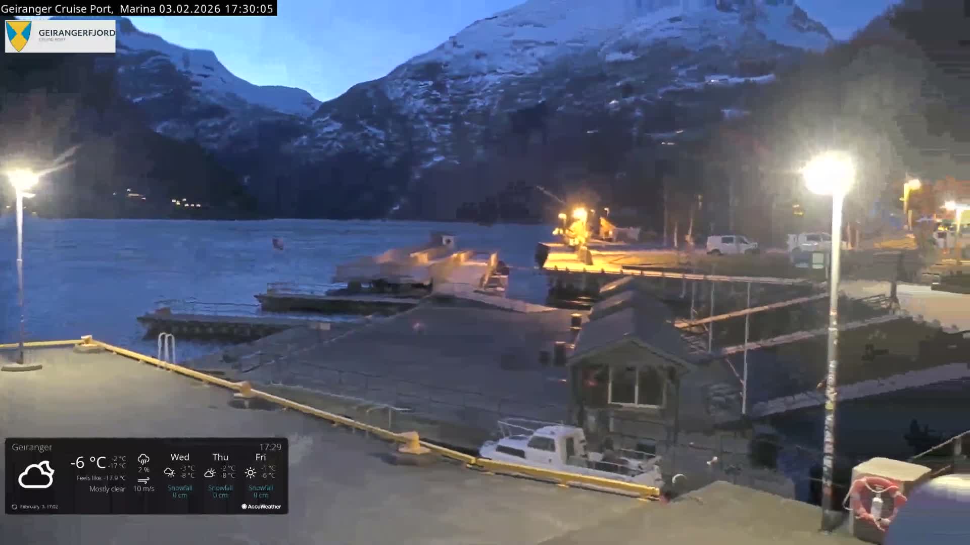 Geiranger Marine & Village  Live Cam - Stranda, Sunmore, More og Romsdal, Western Norway, Norway