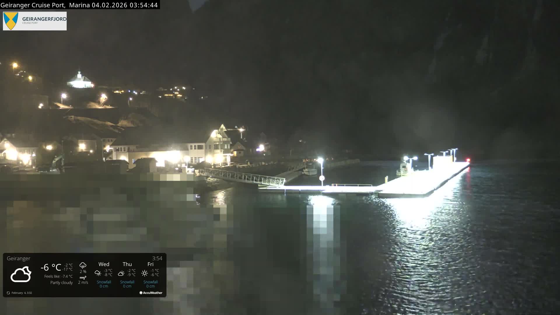 Geiranger Marine & Village  Live Cam - Stranda, Sunmore, More og Romsdal, Western Norway, Norway