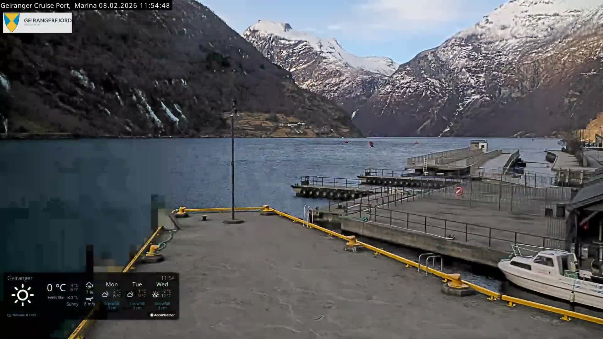 Geiranger Marine & Village  Live Cam - Stranda, Sunmore, More og Romsdal, Western Norway, Norway