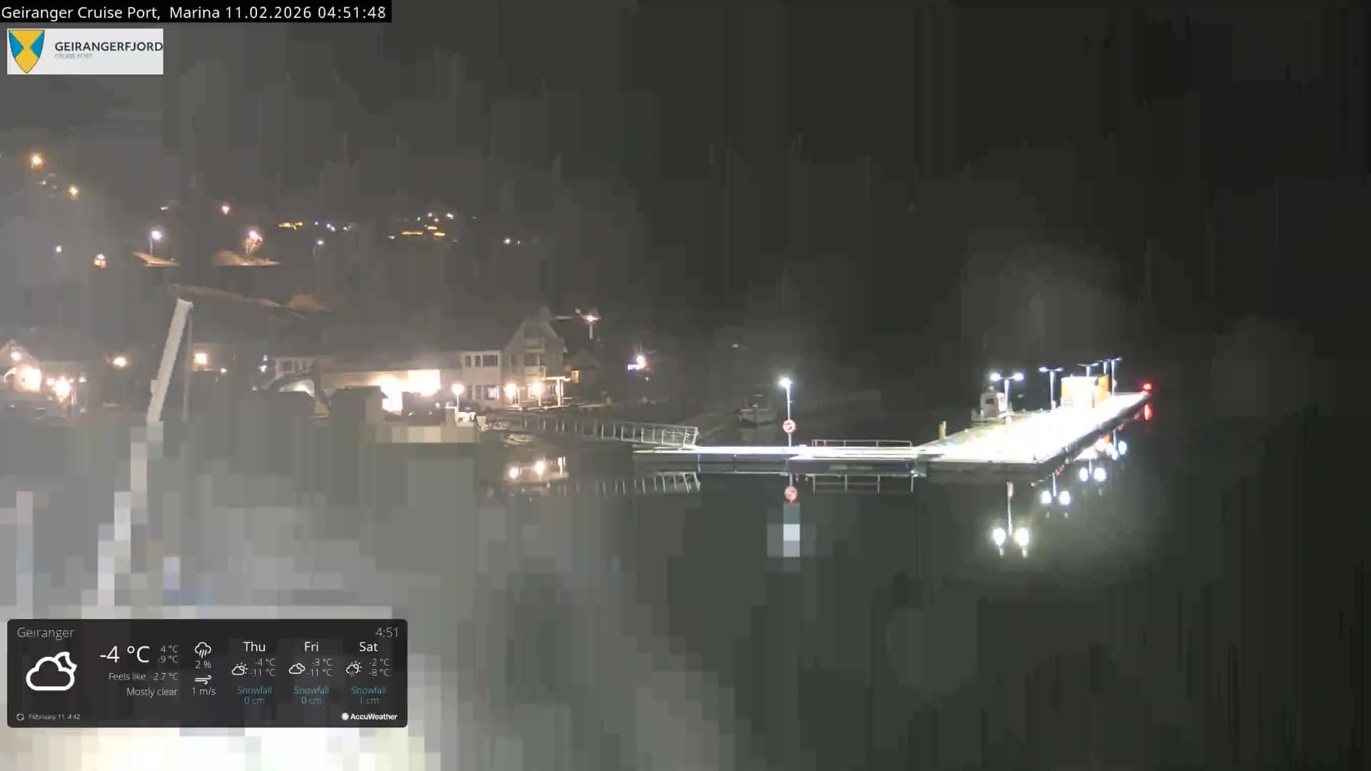 Geiranger Marine & Village  Live Cam - Stranda, Sunmore, More og Romsdal, Western Norway, Norway