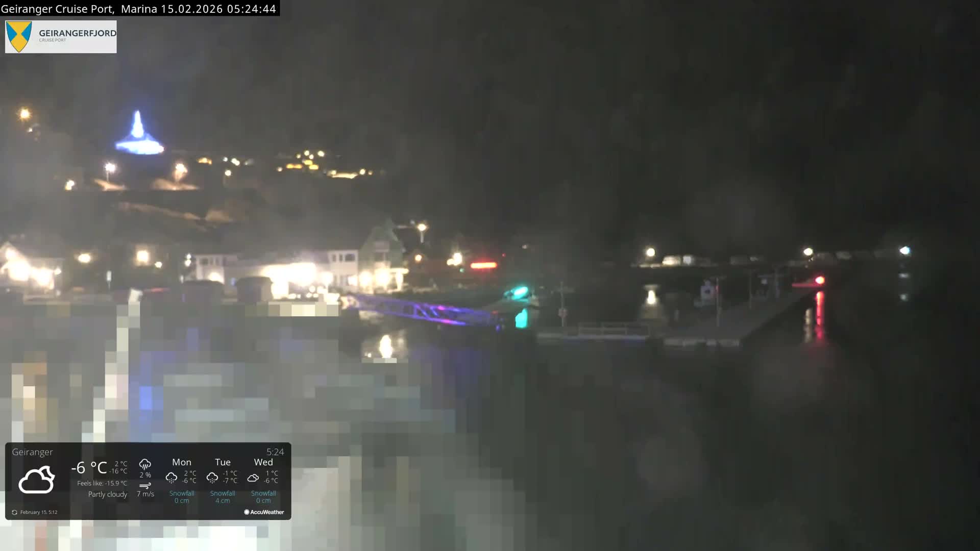 Geiranger Marine & Village  Live Cam - Stranda, Sunmore, More og Romsdal, Western Norway, Norway