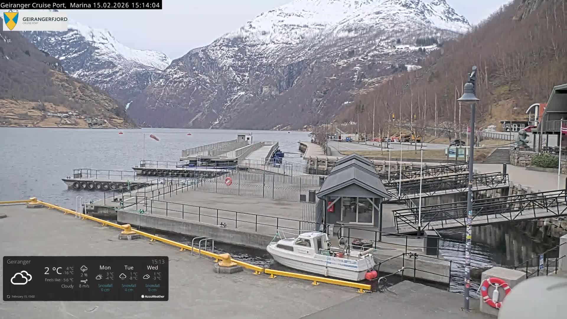 Geiranger Marine & Village  Live Cam - Stranda, Sunmore, More og Romsdal, Western Norway, Norway