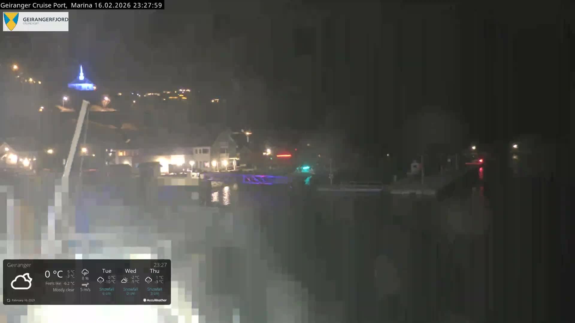 Geiranger Marine & Village  Live Cam - Stranda, Sunmore, More og Romsdal, Western Norway, Norway