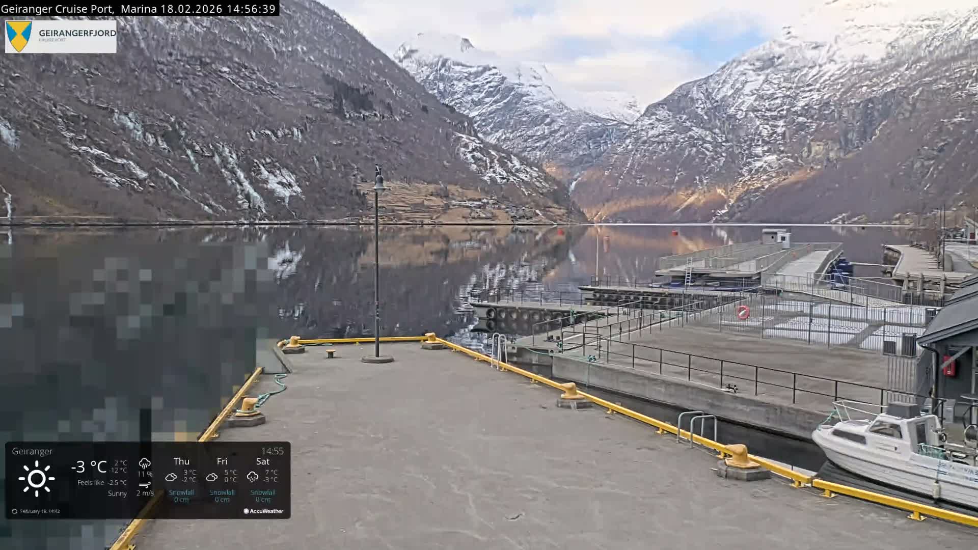 Geiranger Marine & Village  Live Cam - Stranda, Sunmore, More og Romsdal, Western Norway, Norway