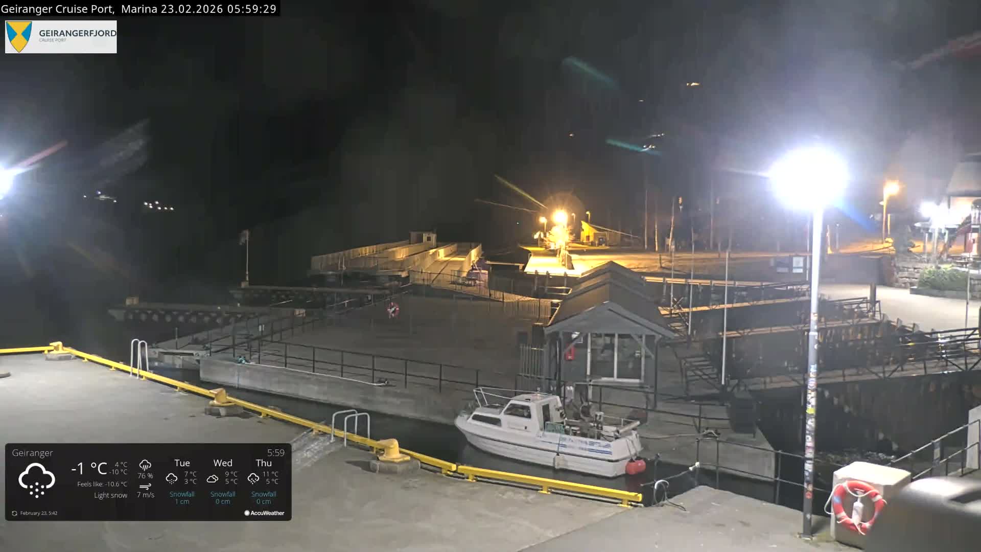 Geiranger Marine & Village  Live Cam - Stranda, Sunmore, More og Romsdal, Western Norway, Norway