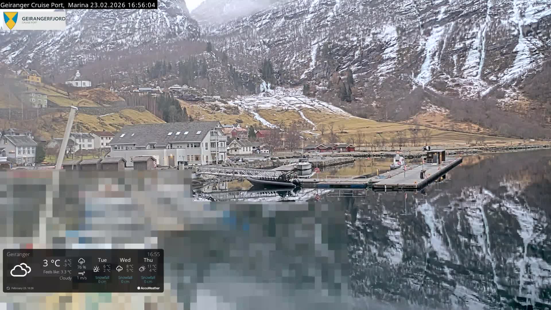 Geiranger Marine & Village  Live Cam - Stranda, Sunmore, More og Romsdal, Western Norway, Norway