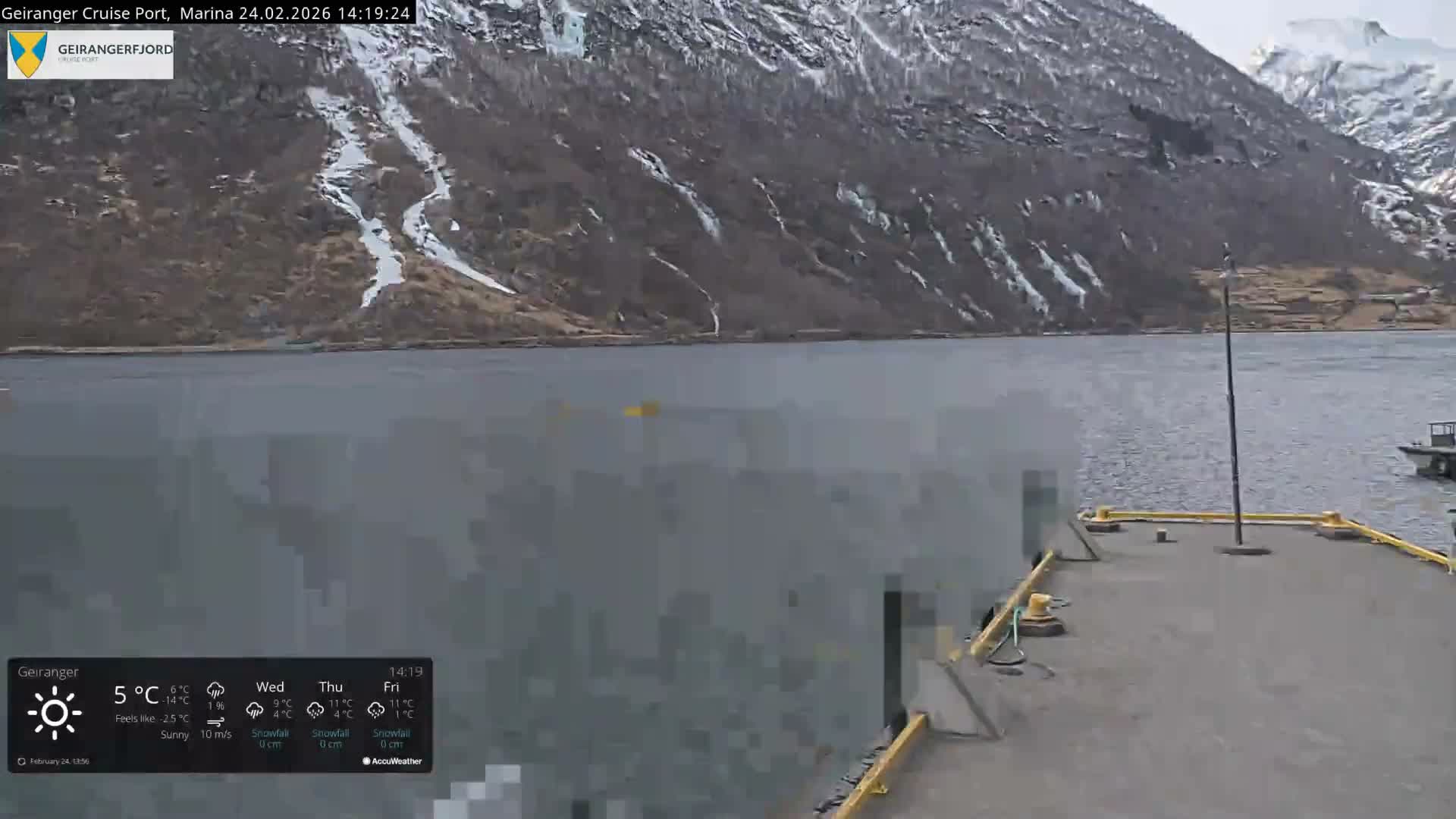 Geiranger Marine & Village  Live Cam - Stranda, Sunmore, More og Romsdal, Western Norway, Norway