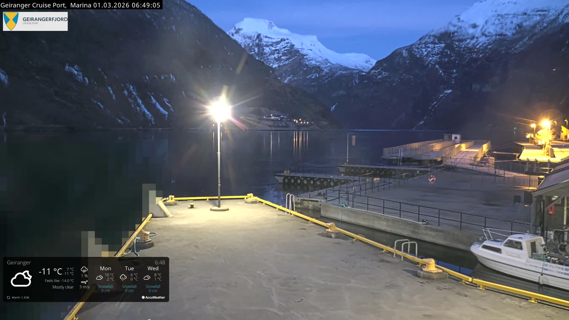 Geiranger Marine & Village  Live Cam - Stranda, Sunmore, More og Romsdal, Western Norway, Norway