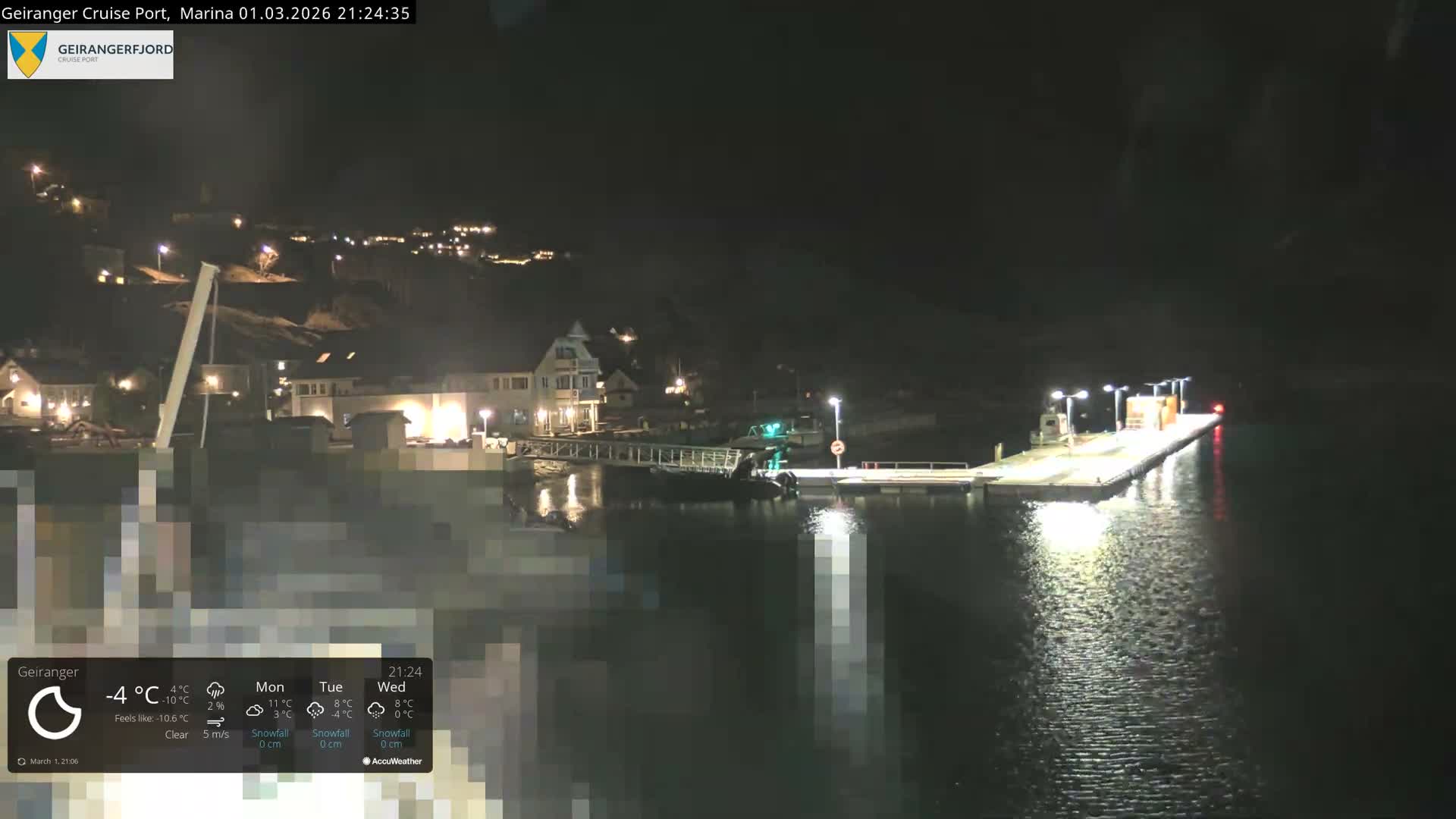 Geiranger Marine & Village  Live Cam - Stranda, Sunmore, More og Romsdal, Western Norway, Norway