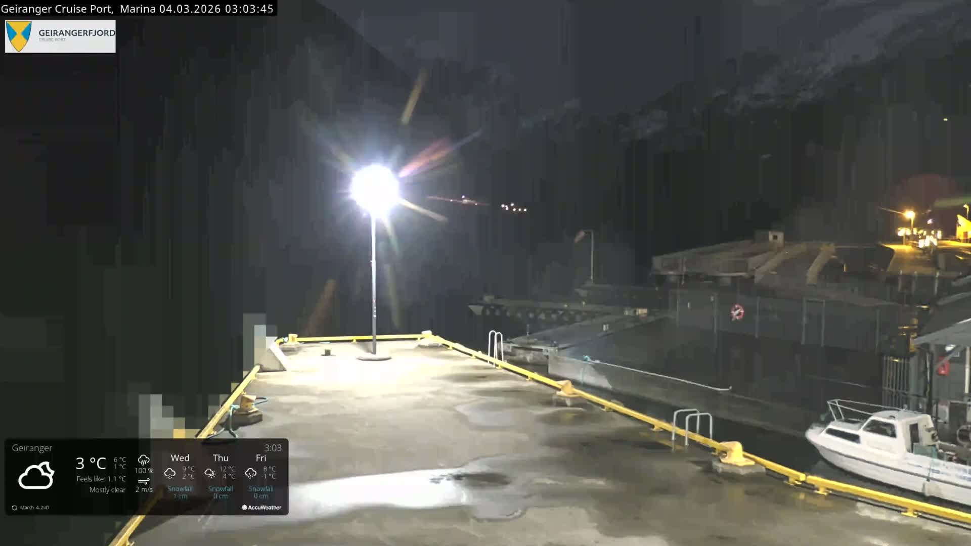 Geiranger Marine & Village  Live Cam - Stranda, Sunmore, More og Romsdal, Western Norway, Norway