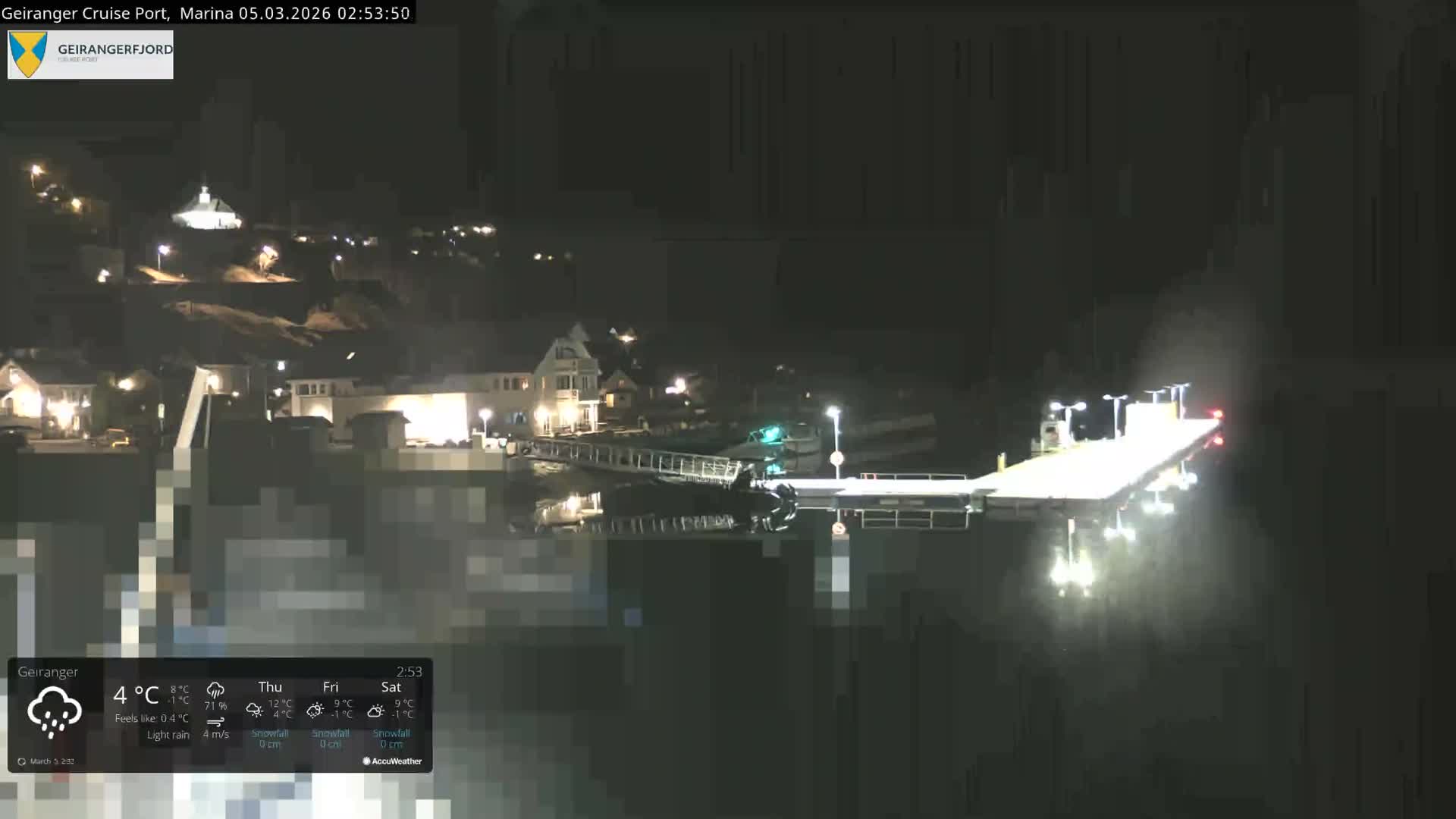 Geiranger Marine & Village  Live Cam - Stranda, Sunmore, More og Romsdal, Western Norway, Norway