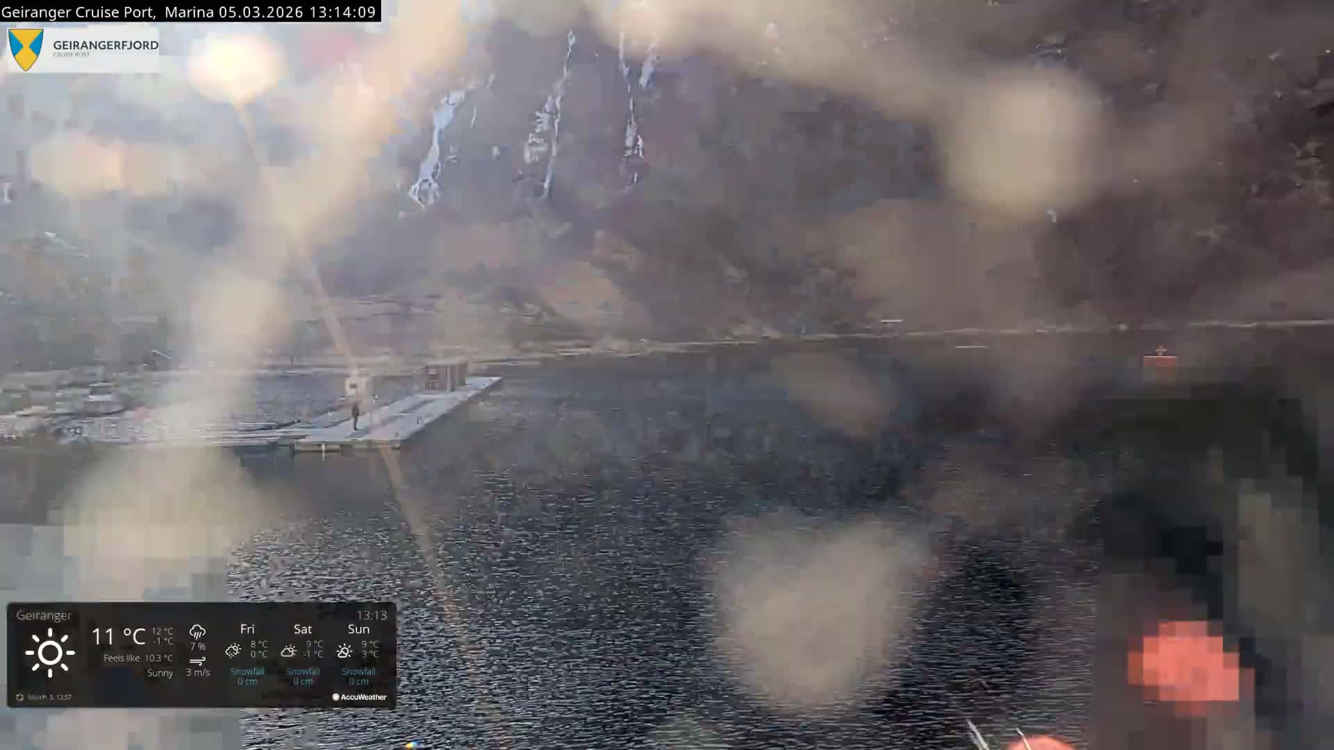 Geiranger Marine & Village  Live Cam - Stranda, Sunmore, More og Romsdal, Western Norway, Norway