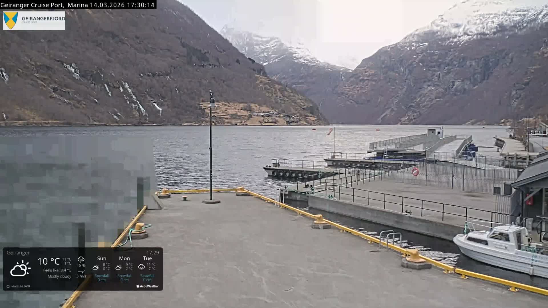 Geiranger Marine & Village  Live Cam - Stranda, Sunmore, More og Romsdal, Western Norway, Norway