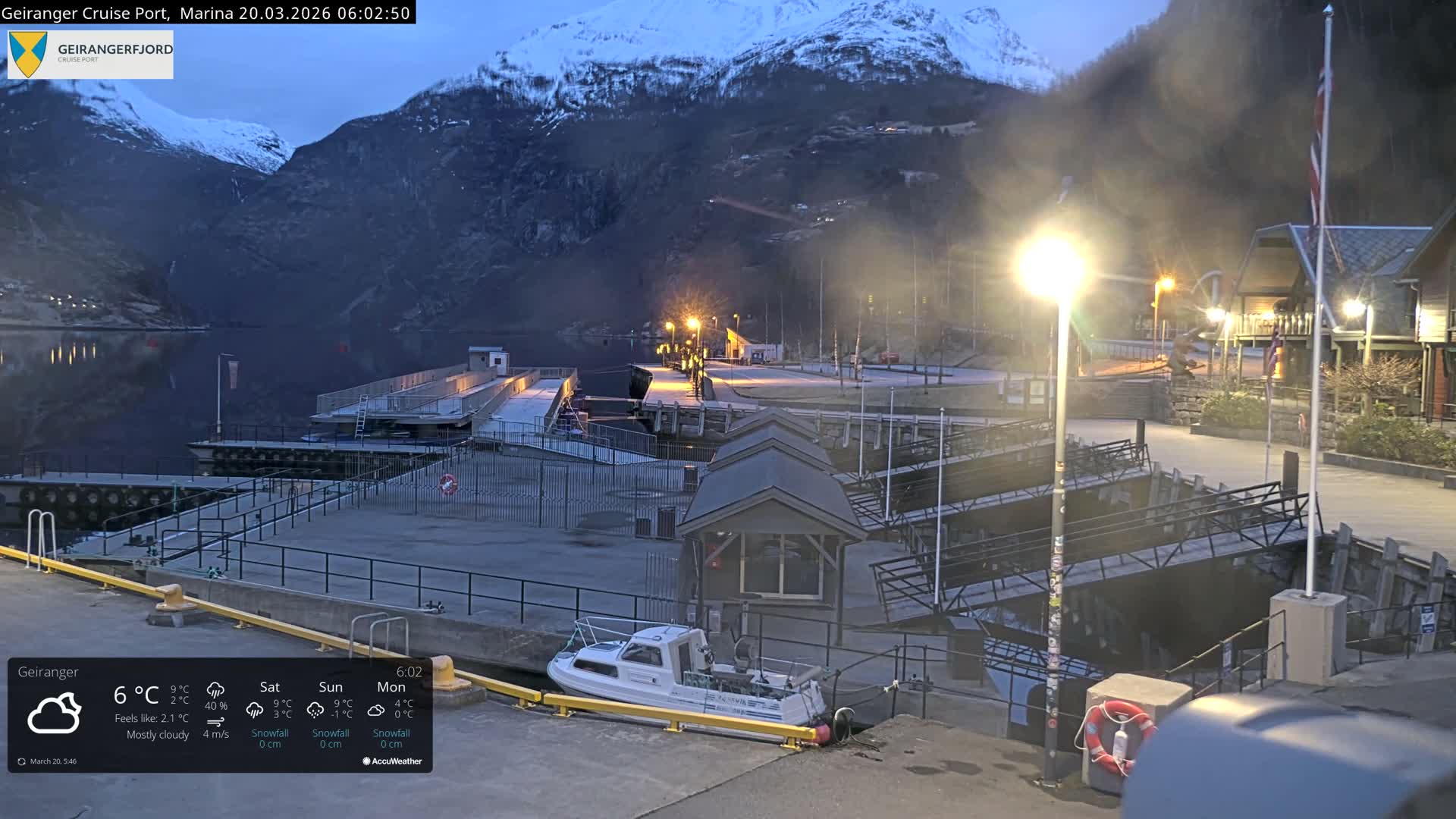Geiranger Marine & Village  Live Cam - Stranda, Sunmore, More og Romsdal, Western Norway, Norway