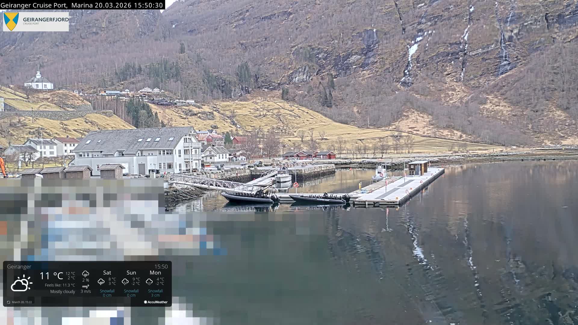Geiranger Marine & Village  Live Cam - Stranda, Sunmore, More og Romsdal, Western Norway, Norway