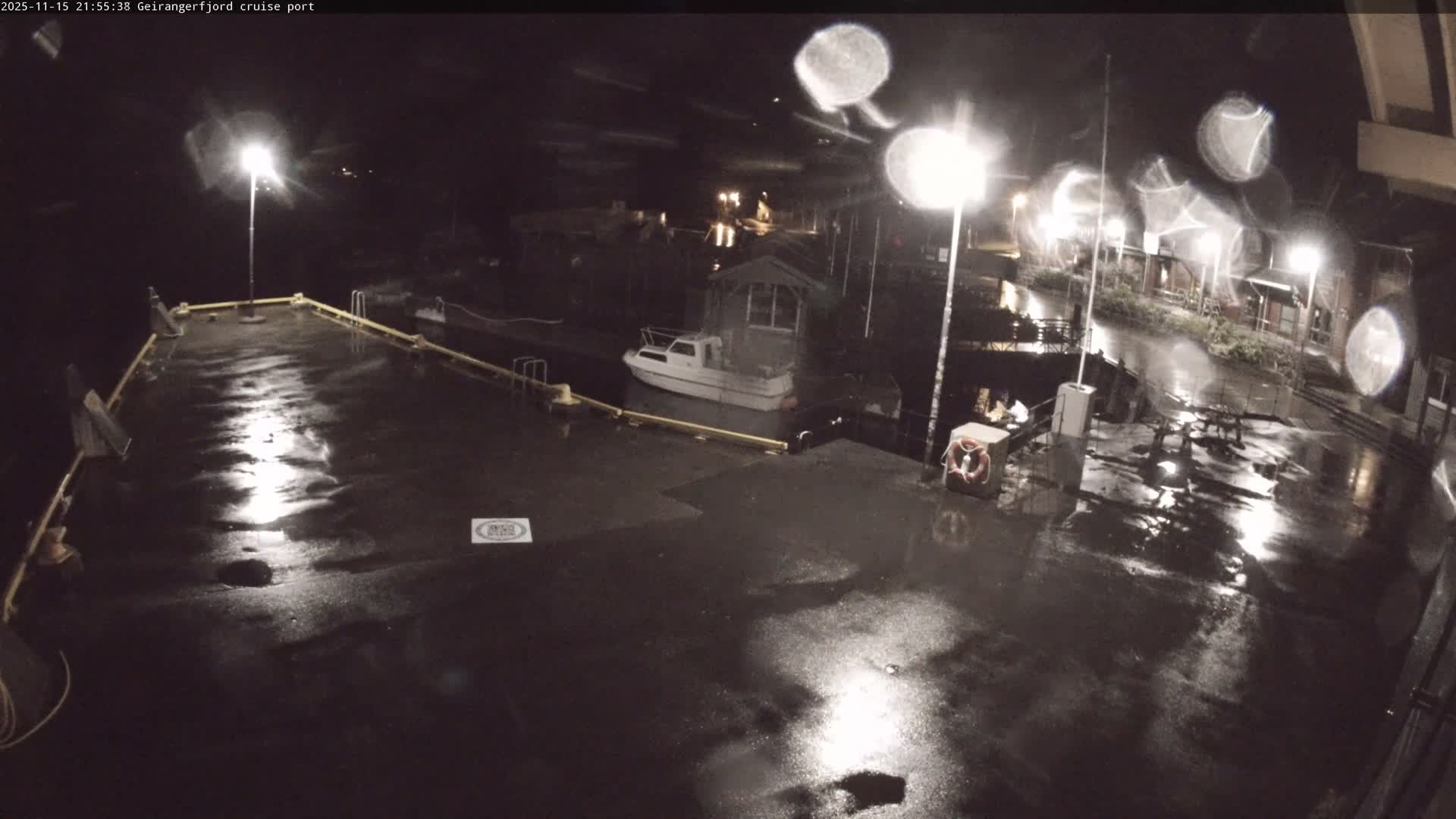 Geiranger Fjord & Cruise Terminal Live Cam -  Stranda, Sunmore, More og Romsdal, Western Norway, Norway