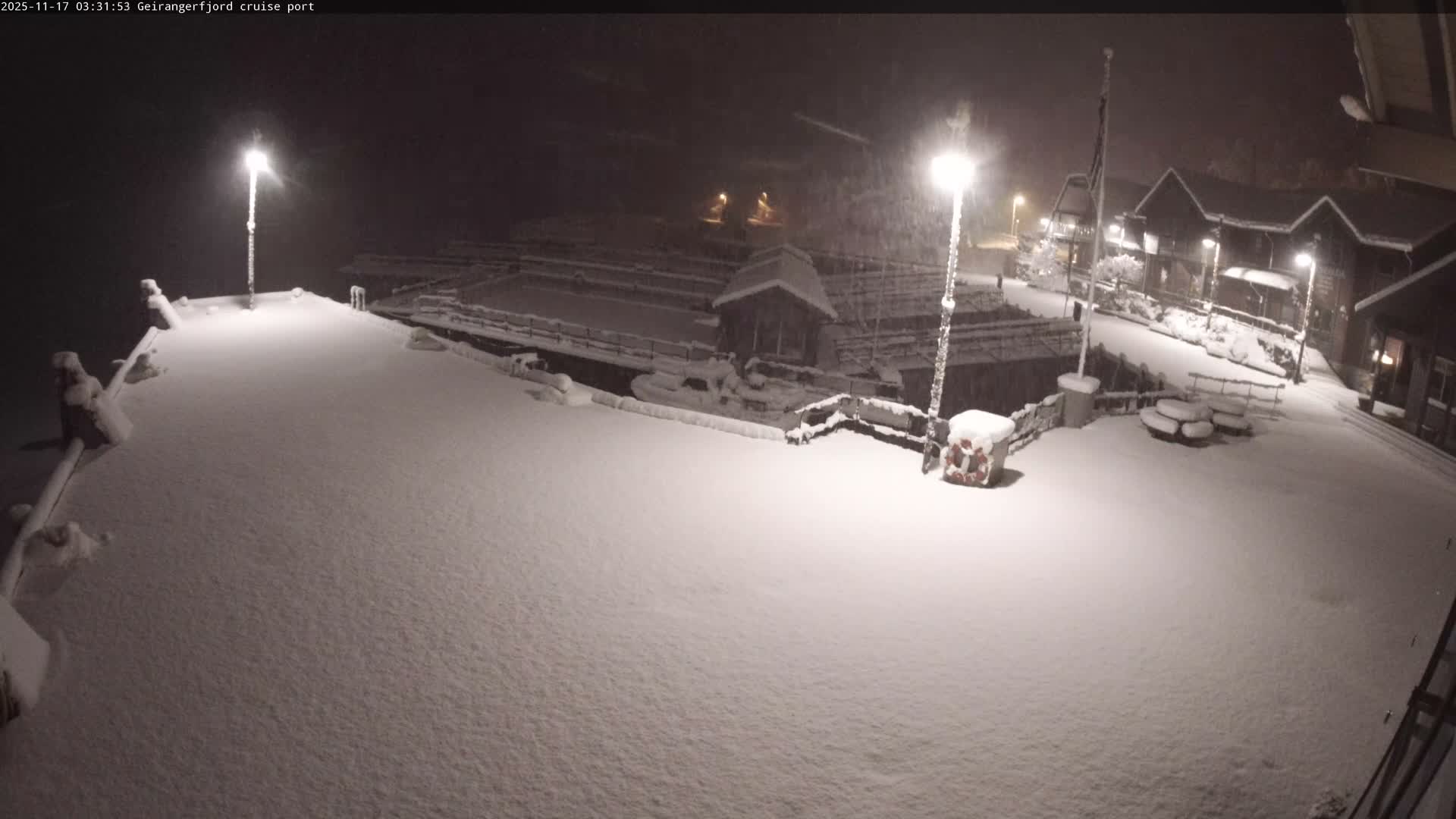 Geiranger Fjord & Cruise Terminal Live Cam -  Stranda, Sunmore, More og Romsdal, Western Norway, Norway