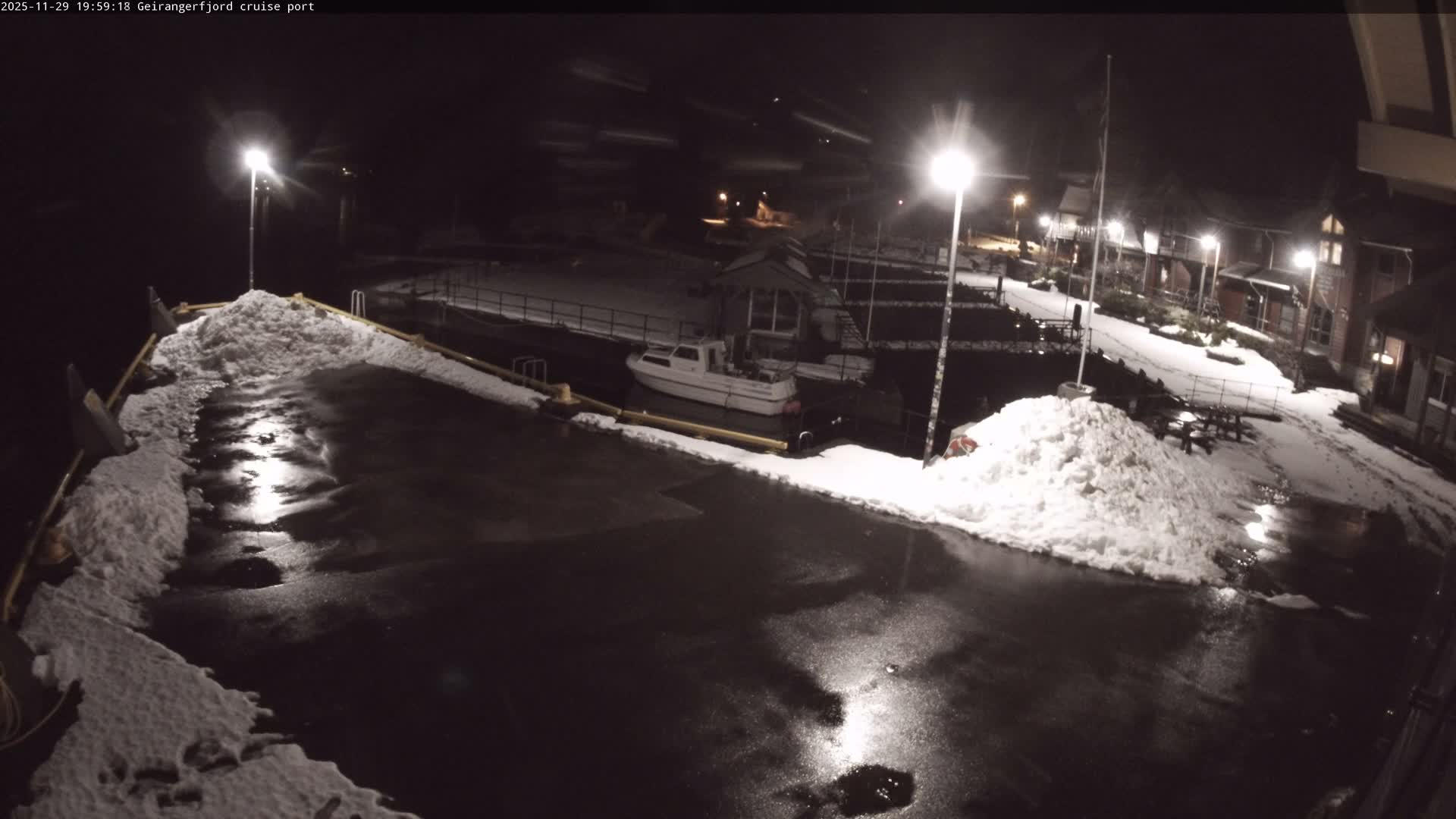 Geiranger Fjord & Cruise Terminal Live Cam -  Stranda, Sunmore, More og Romsdal, Western Norway, Norway