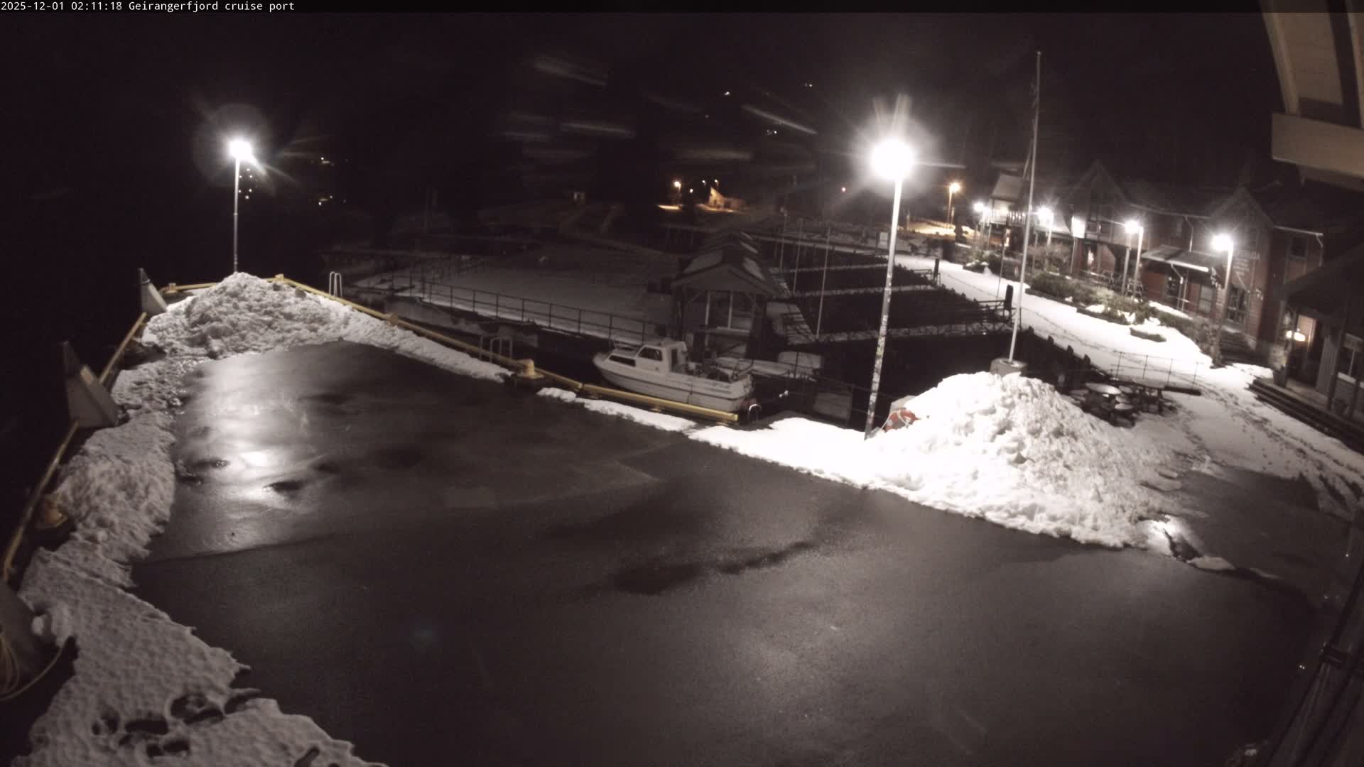 Geiranger Fjord & Cruise Terminal Live Cam -  Stranda, Sunmore, More og Romsdal, Western Norway, Norway