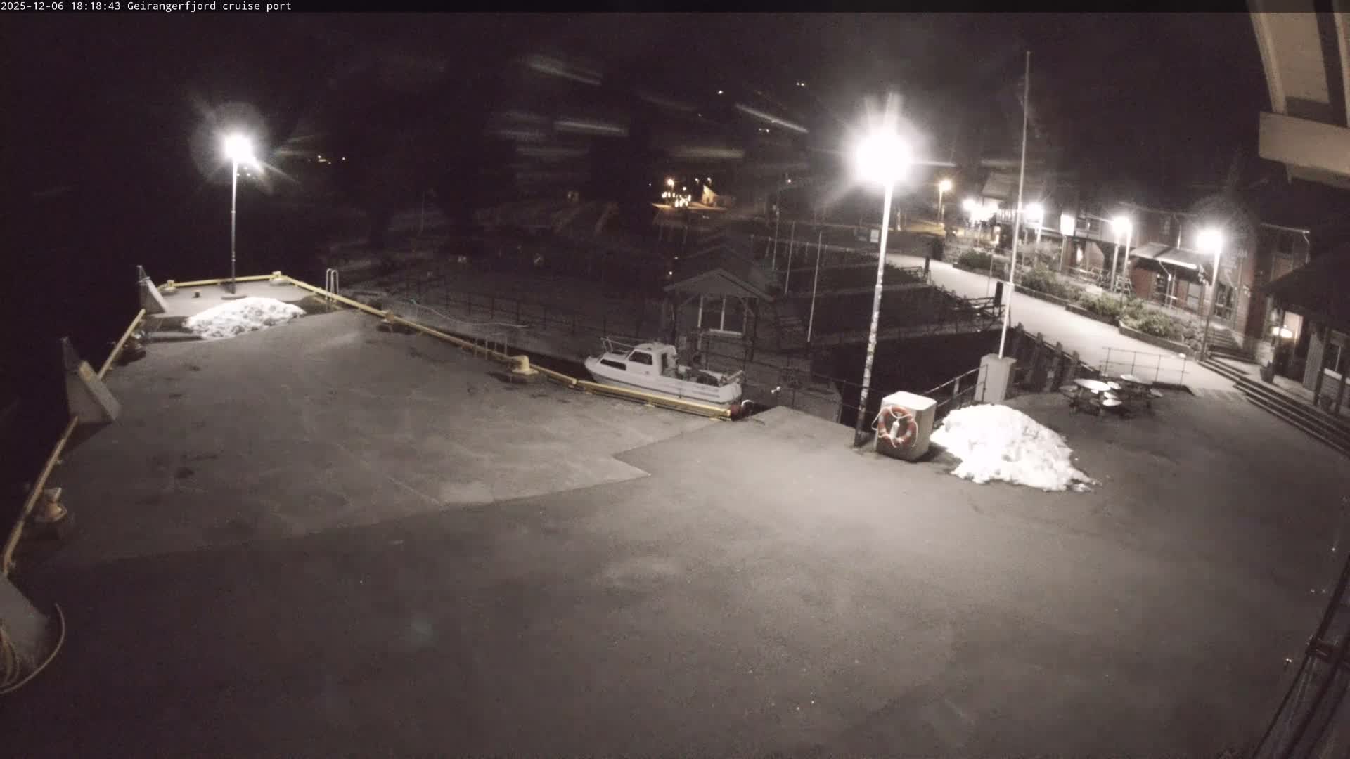 Geiranger Fjord & Cruise Terminal Live Cam -  Stranda, Sunmore, More og Romsdal, Western Norway, Norway