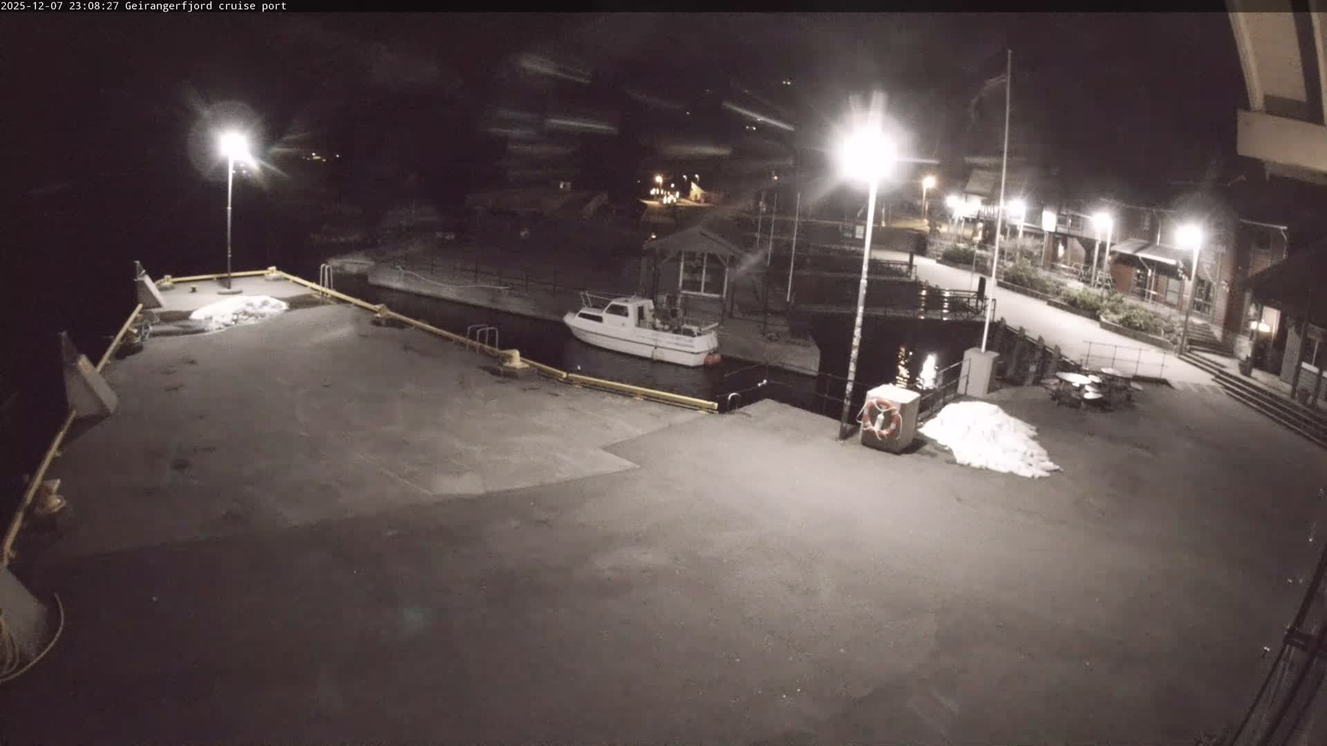 Geiranger Fjord & Cruise Terminal Live Cam -  Stranda, Sunmore, More og Romsdal, Western Norway, Norway